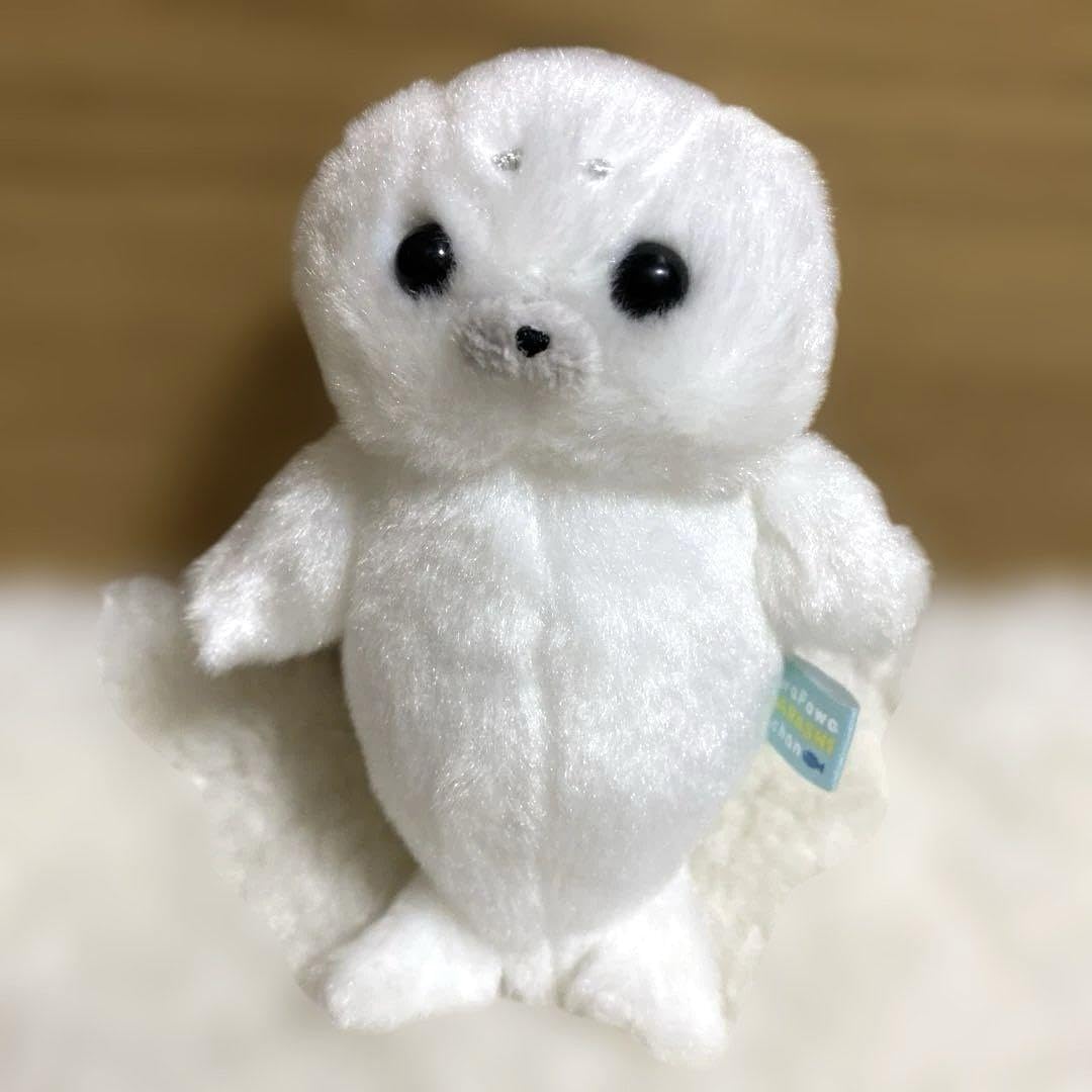 【のえる】ほわほわアザラシちゃん　ごろん　ぬいぐるみマスコット　3種セット ≪6月の新商品≫ほわほわアザラシちゃんごろん-NEW ITEM