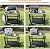 34x21IN Outdoor Grill Table, Grill Stand Cart for Ninja Woodfire & Blackstone Griddle, Pizza Oven Table for Outside, Extra-Wide Stainless Steel Cart with Wheels for Kitchen Food Prep Table