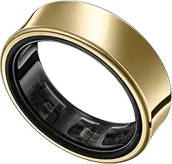Samsung Galaxy Ring Tamanho 12, Monitor de treino, rastreador de sono, bateria de até 7 dias, Material em titânio - Titânio Dourado