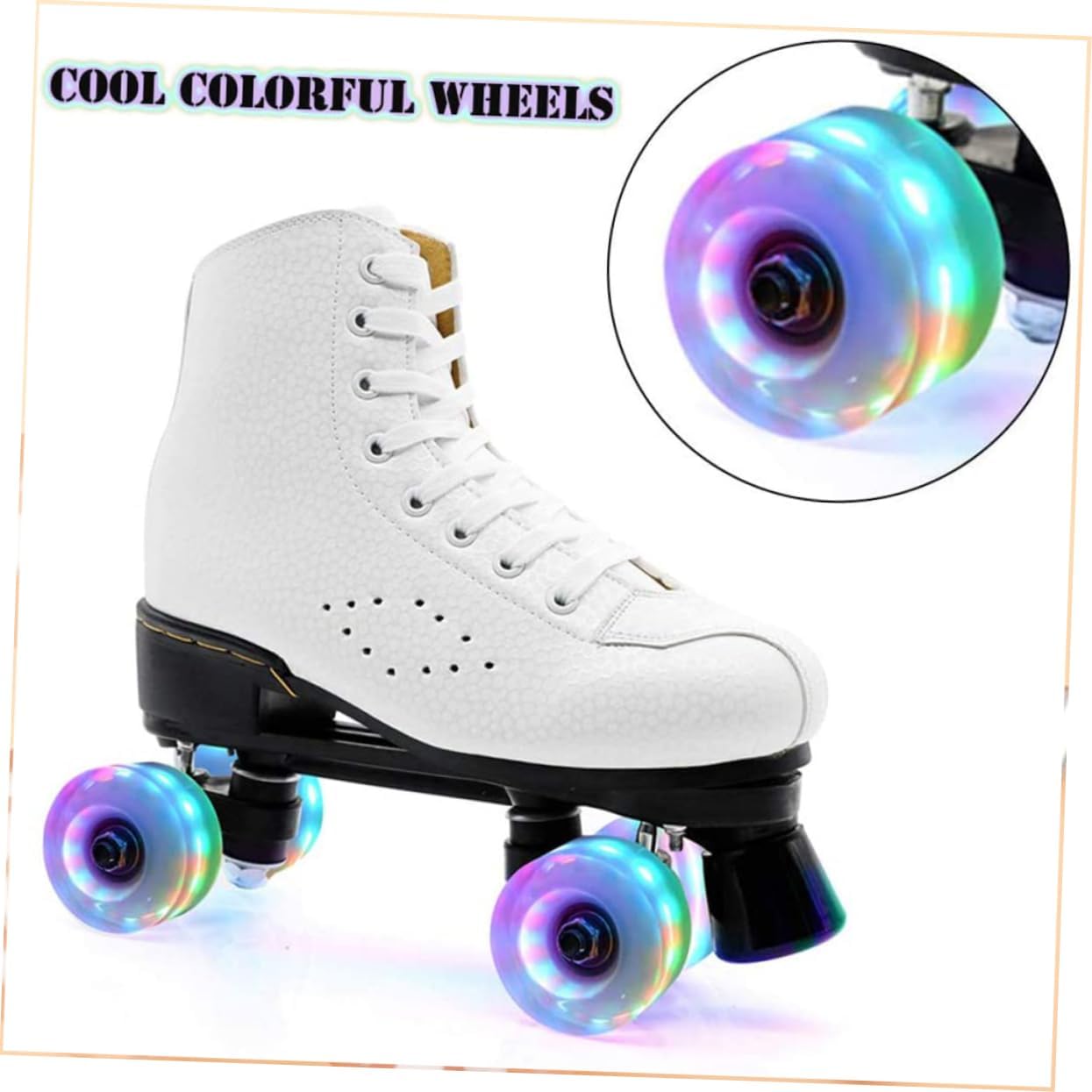 Glowing Wheel of Pu Wheels for Roller Skates Skateboards Ice Skates Accessories Skating Glowing for Street Ramps