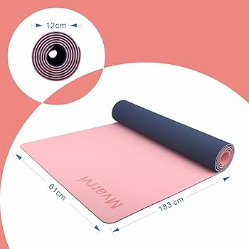 まりむら Amazon | Mvarrvi アップグレード TPEヨガマット トレーニング