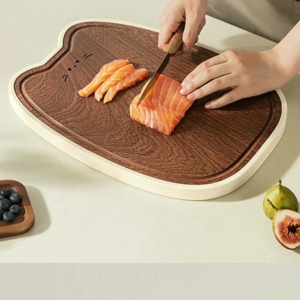 JJDFW - Tabla de cortar de cocina, tablas de carne de frutas y verduras, tabla de cortar con revestimiento antibacteriano para el hogar