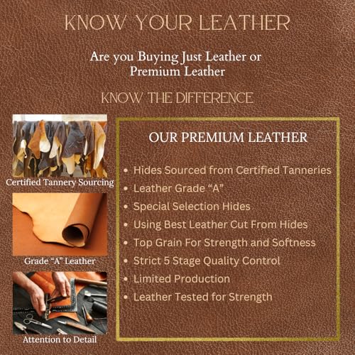 Leather Wallet for Men | Hand-crafted Bifold Top Grain Buffalo Leather Dark Brown Wallet with Center Card Holder Extra Capacity, Photo ID, Multiple Card Slots | Gift for Him2