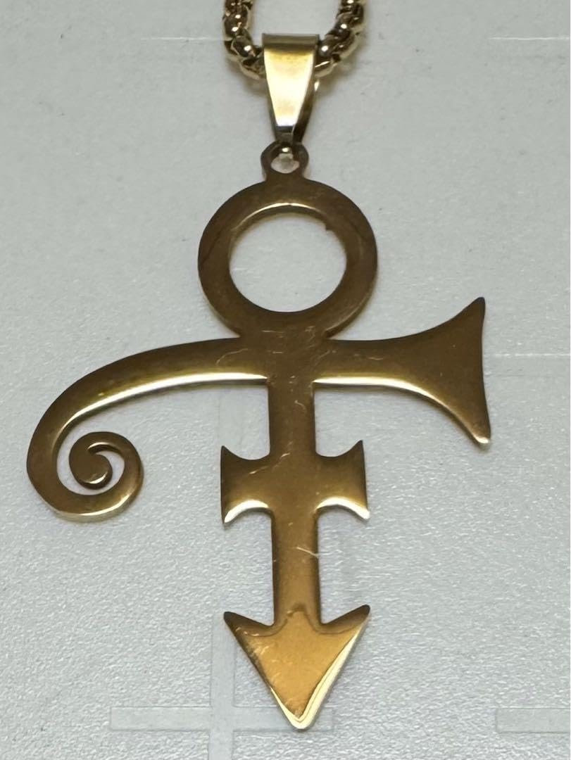 Prince ネックレス　ジャニーズ公式 Amazon.co.jp: ゴールド PRINCE プリンス マーク ネックレス
