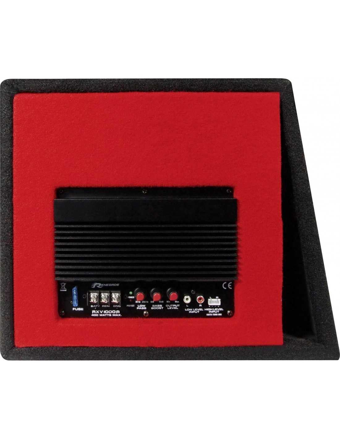 Renegade RXV1000A Subwoofer Attivo per auto 400 W