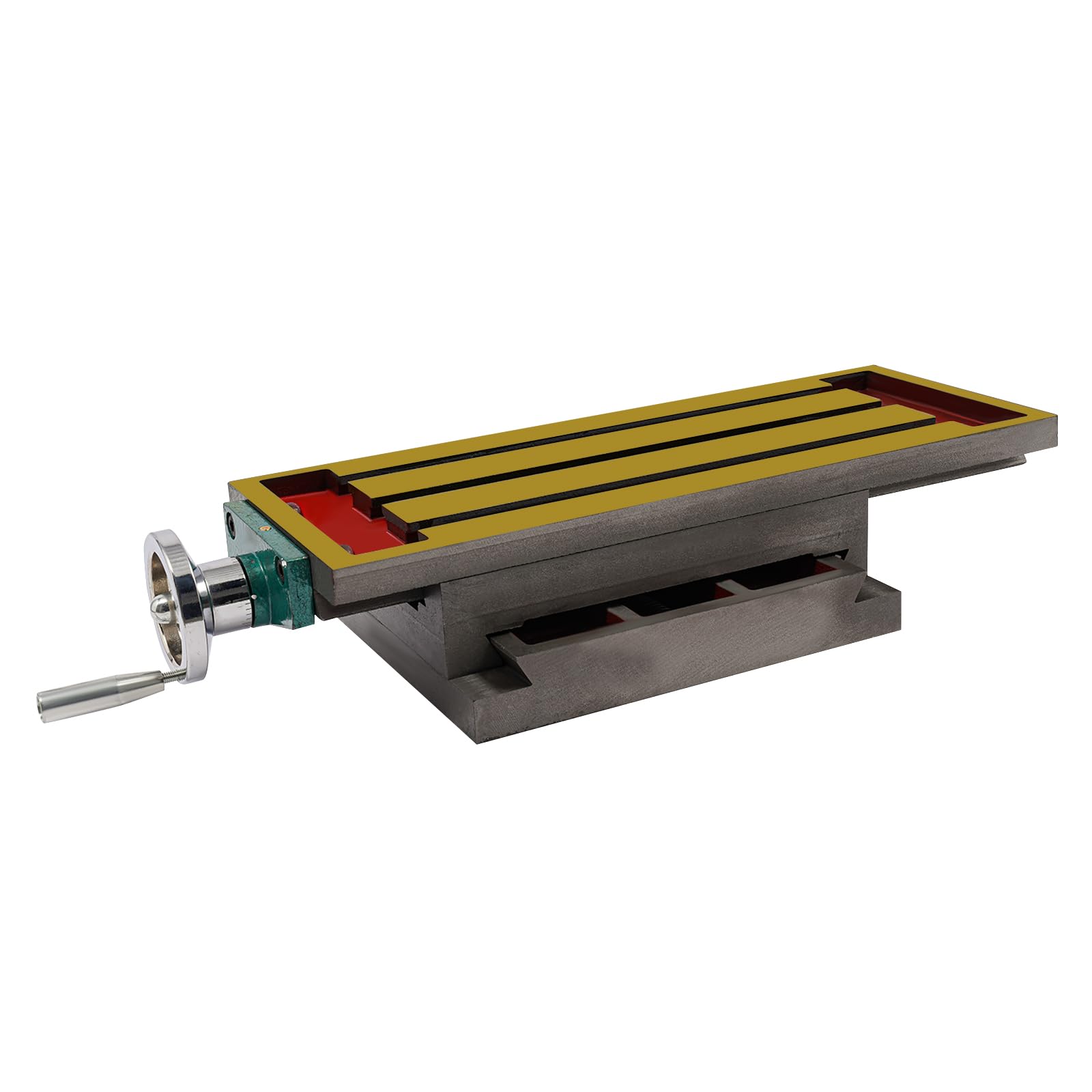 Mesa de fresado de 2 ejes, mesa de fresado, mesa de coordenadas, 450 x 170 mm, mesa de trabajo para fresadora, mesa de trabajo de 2 ejes para fresadoras y taladros
