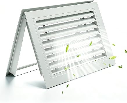 20 x 12 in Door Air Vent Cover Two Sided Grille Ventilation Cover