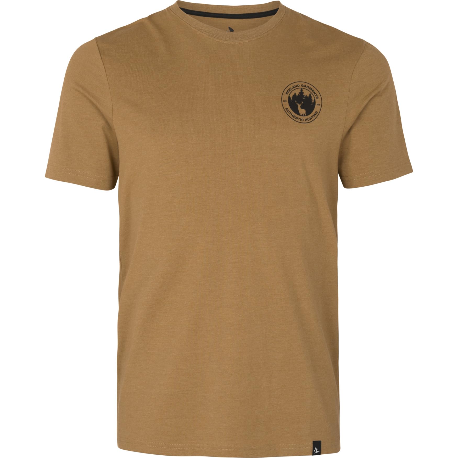 Seeland Saker T-Shirt | Professional Hunting Clothes & Equipment | Scandinavian Quality Made to Last | Antique Bronze Melange, XL