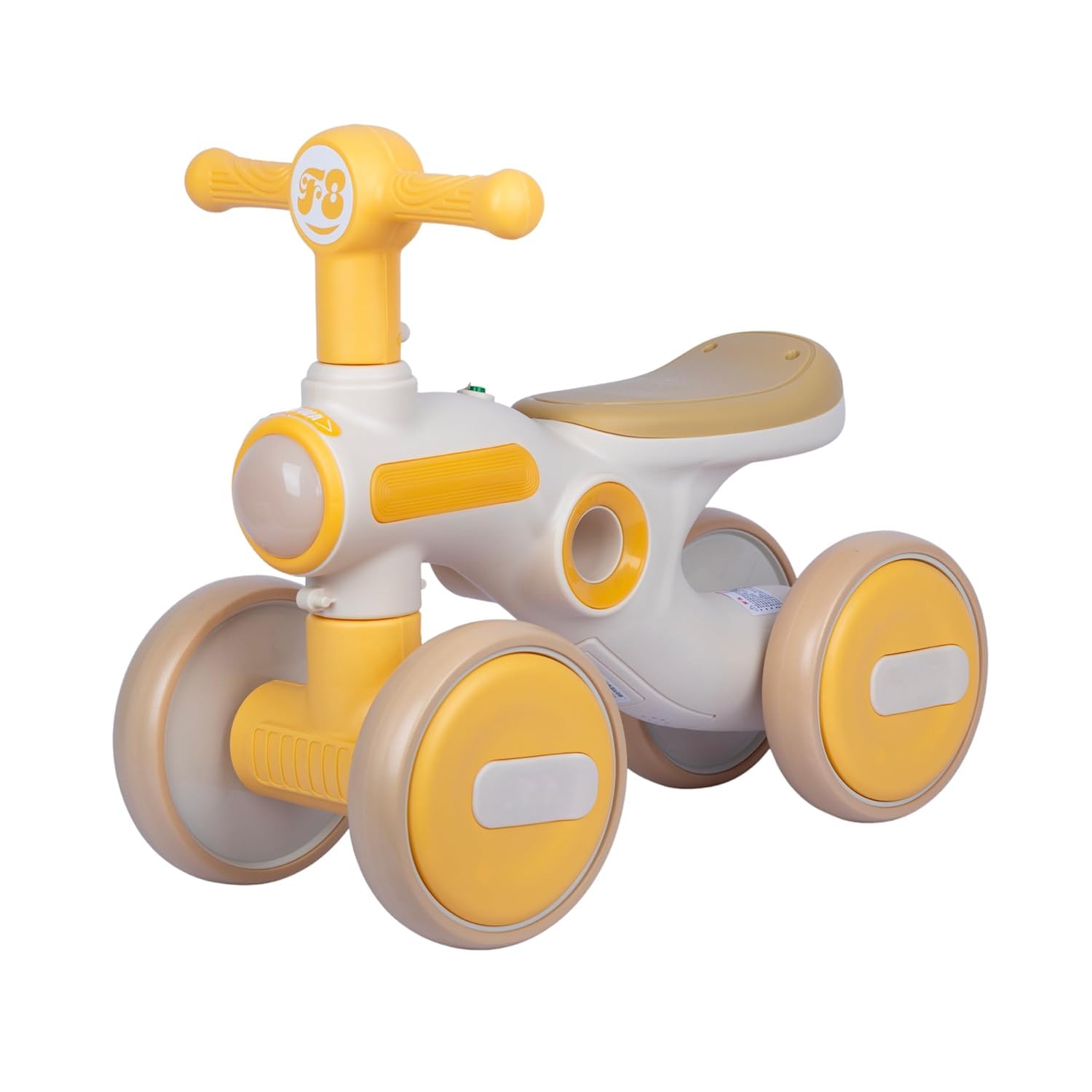 Antarkhoj Baby Balance Bike Toys for 12-36 Months Kids Toy Bicycle Boy and Girls Gifts Toddler Best First Birthday Gift Children Walker No Pedal Infant 4 Wheels Bicycle (Blue) (Yellow)