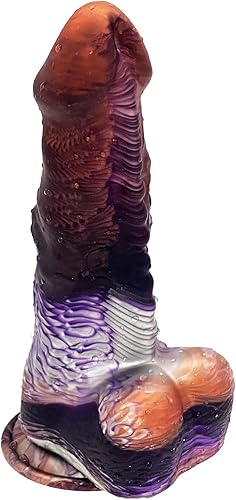 Consolador realista de 8.9 pulgadas, consolador gigante de simulación, consolador de monstruo dragón de fantasía, tapón anal de silicona, consolador