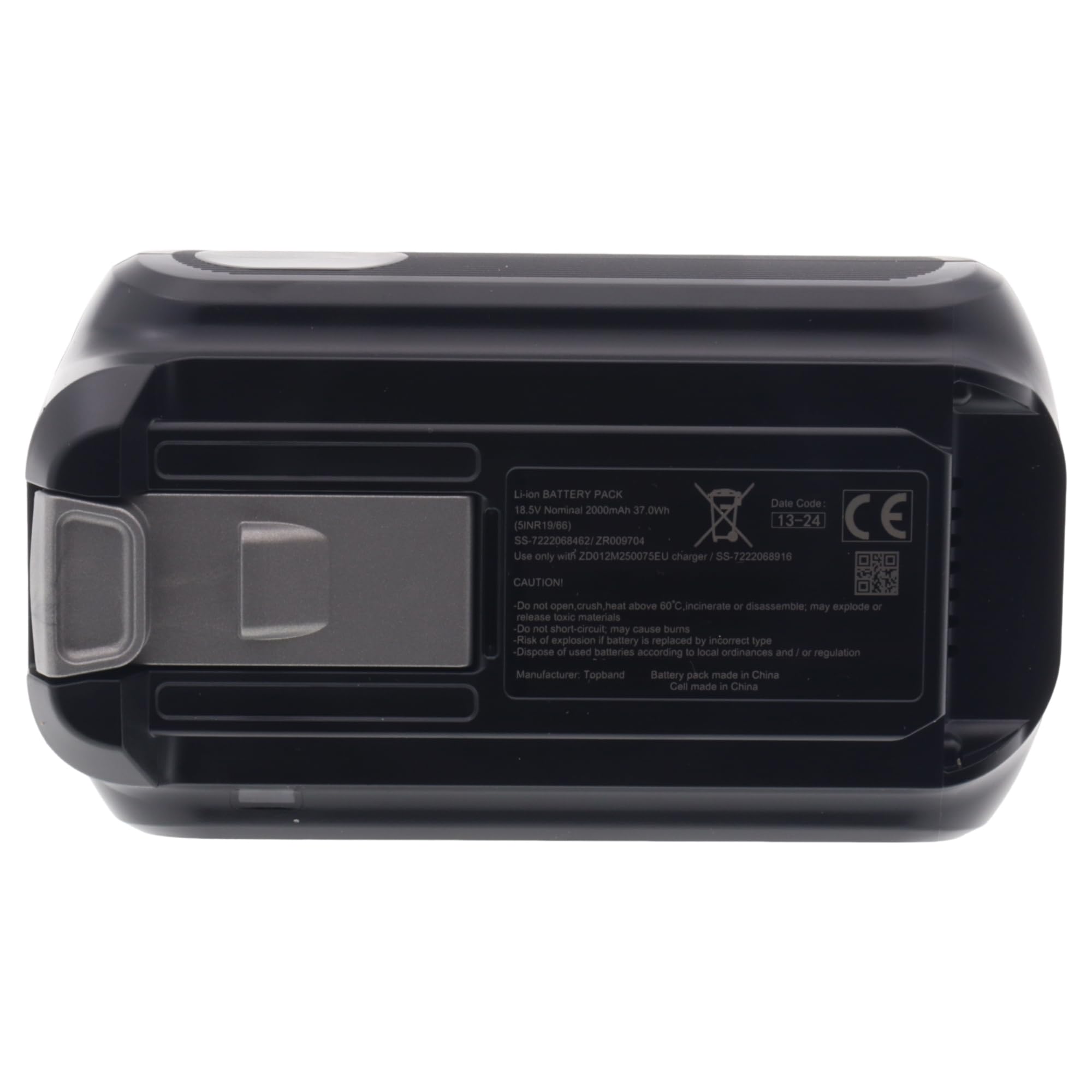 Rowenta X-Force Flex 9.60 - Batería de Iones de Litio (18,5 V, 45 Minutos de Experiencia de aspiración, Compatible con X-Force Flex 9.60 (RH20xx), Color Negro