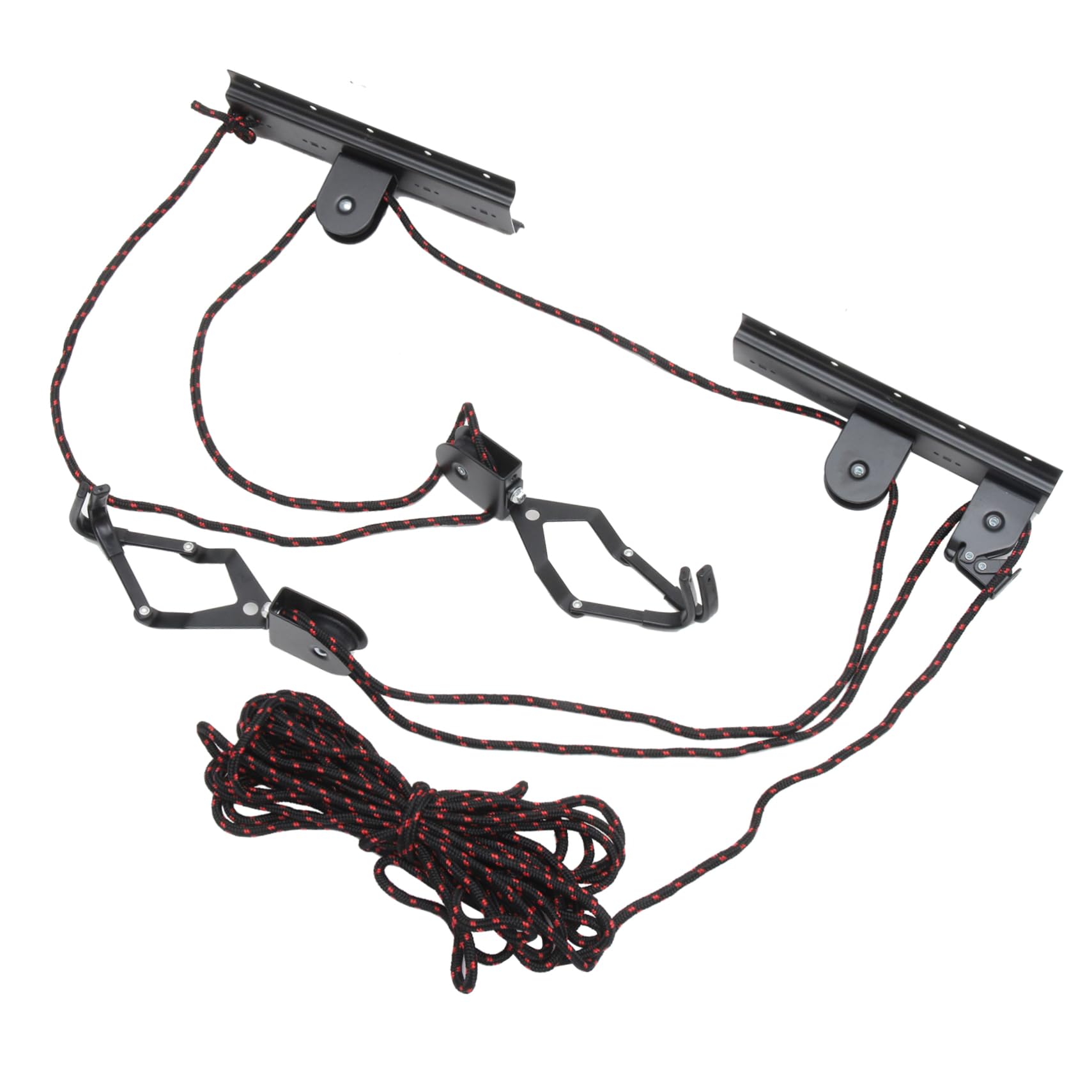 TOYANDONA Colgador de Bicicleta Resistente Estante de Pared de Kayak Limpieza de colgadores de Bicicletas Gancho para Colgar Bicicletas Abdominales Black