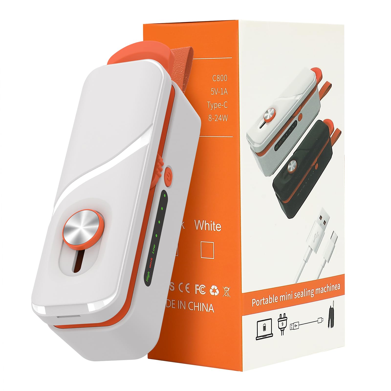 YYSTEBS 2-in-1 Mini Bag Sealer