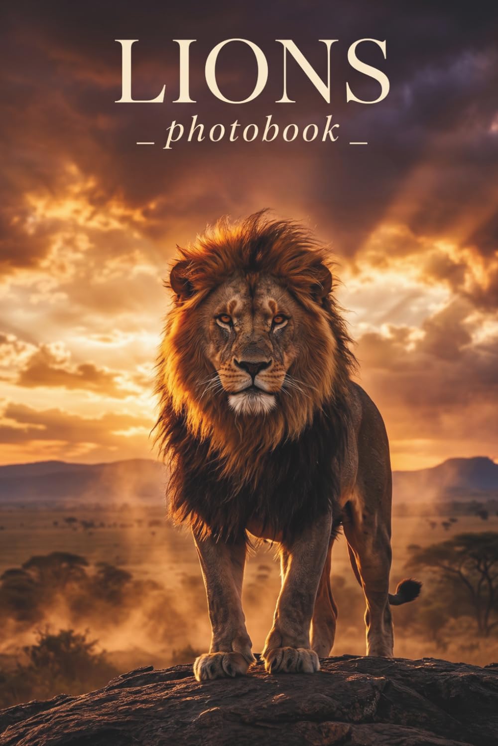 Lions The Majesty of the Wild: A Cinematic Wildlife Photobook, Stunning Fine-Art Photography