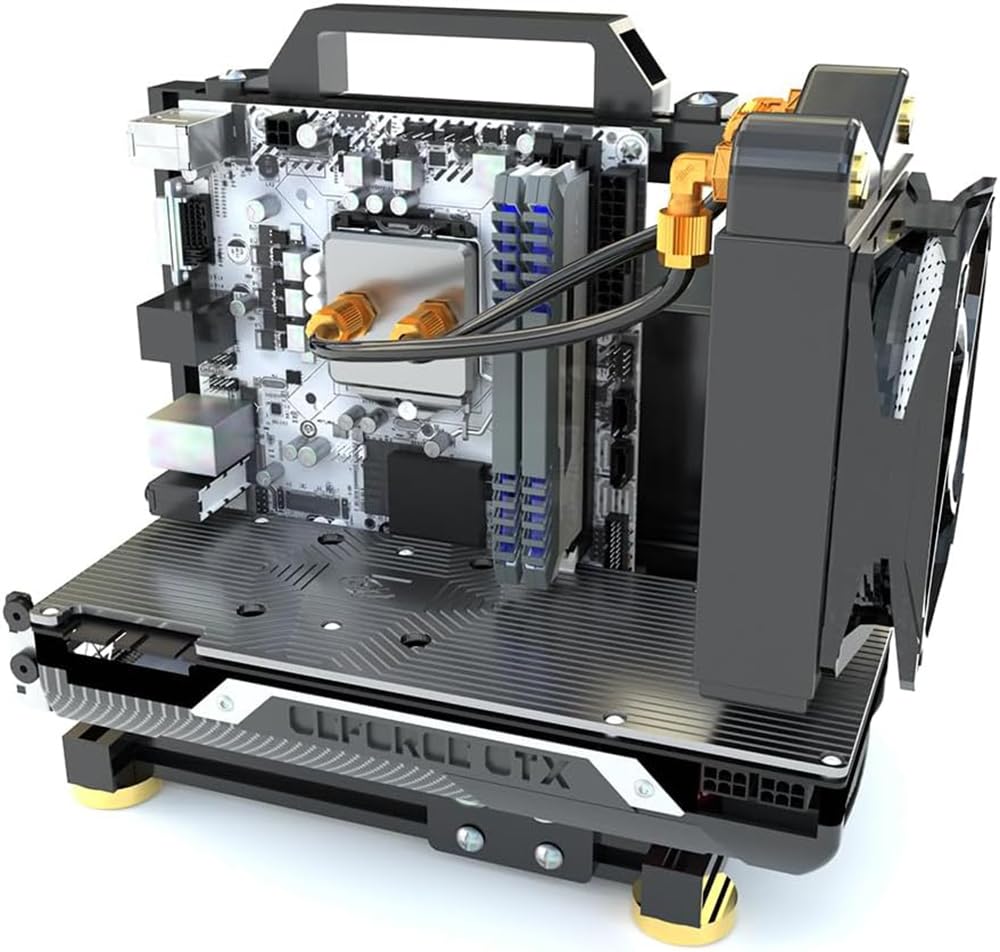 オープンフレームpc ATX 魅せるPCケース『オープンフレーム ver.ATX 裏配線対応モデル