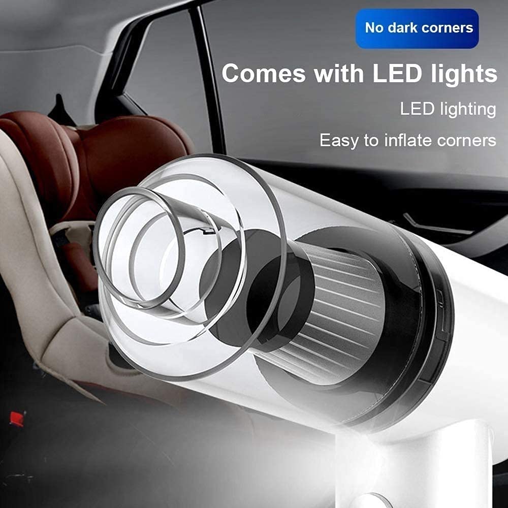 Vacío de automóviles, aspiradora de automóviles portátiles Alta potencia 45W / 4500PA para automóvil Limpieza interior con mojado o seco para hombres/mujeres