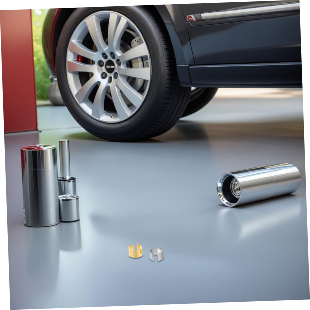 Manchons Adaptateurs Voiture en Alliage Installation Rapide et Portable 12pcs Accessoires Universels de Bornes de Batterie pour Bornes Positives et Négatives