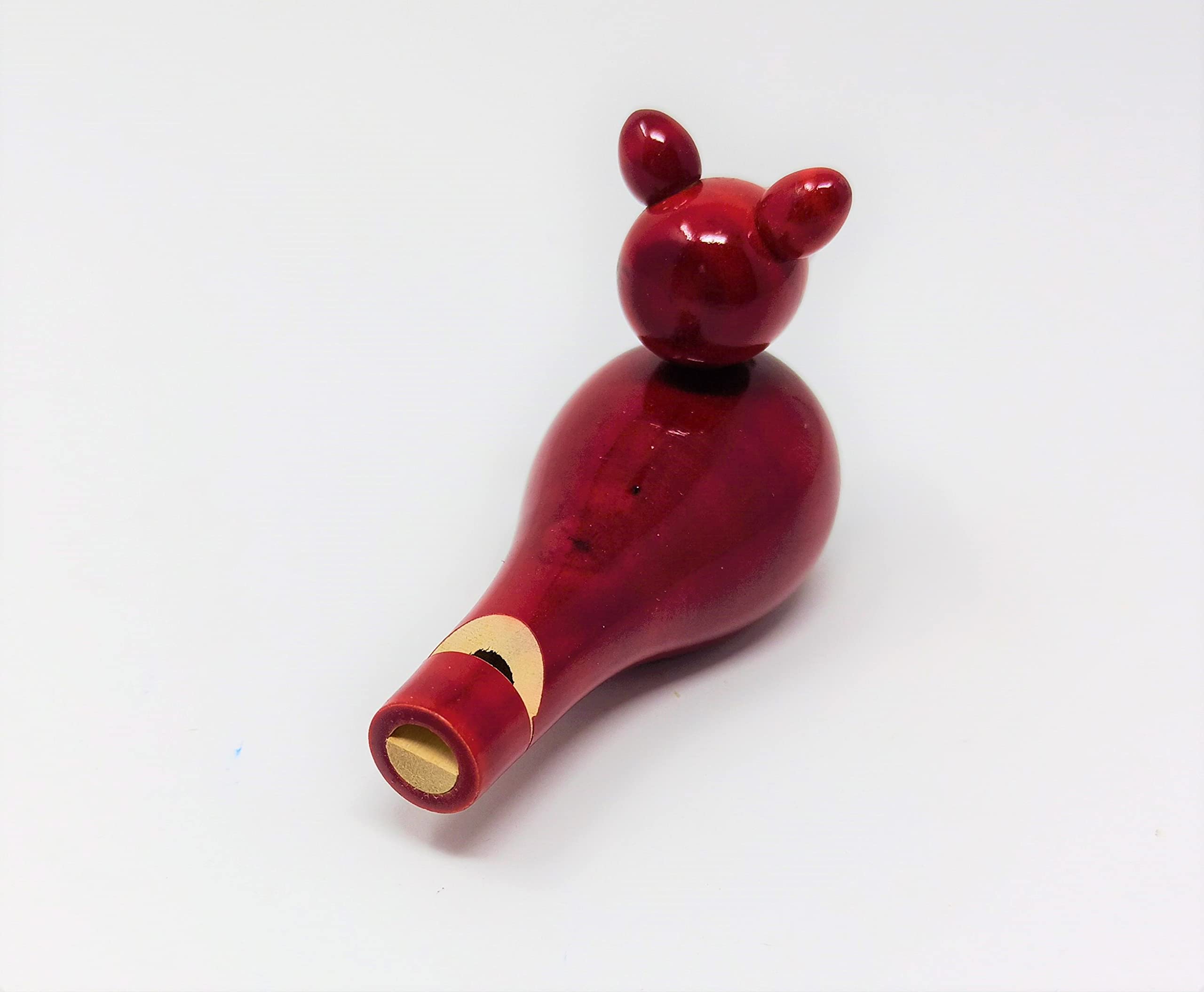 A&A Kreative Box Wooden Whistle Handcrafted Sound Toy Discover Sounds Develops Sensory Skills for Kids Toddlers Children (Red Fox) - Image 2 thumbnail