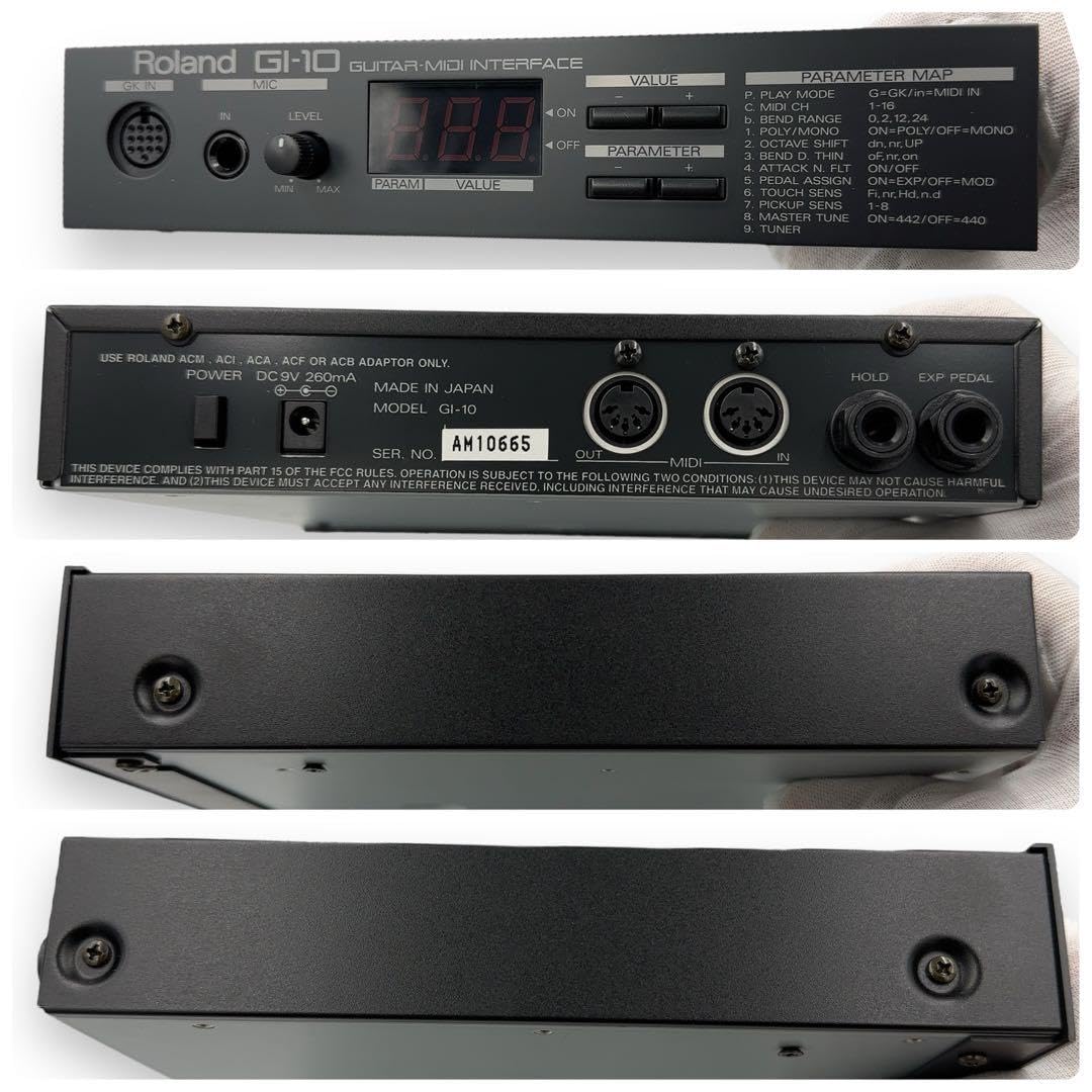 ローランド　ギターシンセ用MIDIインターフェース　GI-10 Roland GI-10 Guitar Synthesizer Bass MIDI Interface | eBay