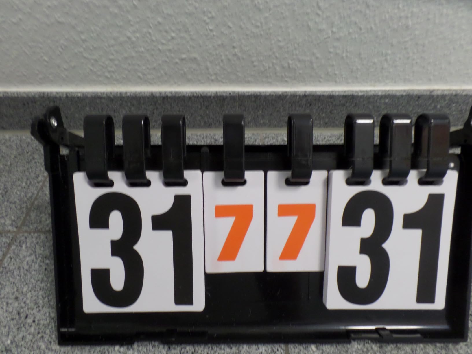 JasCherry Sportivo Tabellone Segnapunti 4 Chiffres Portatili Flip Sport