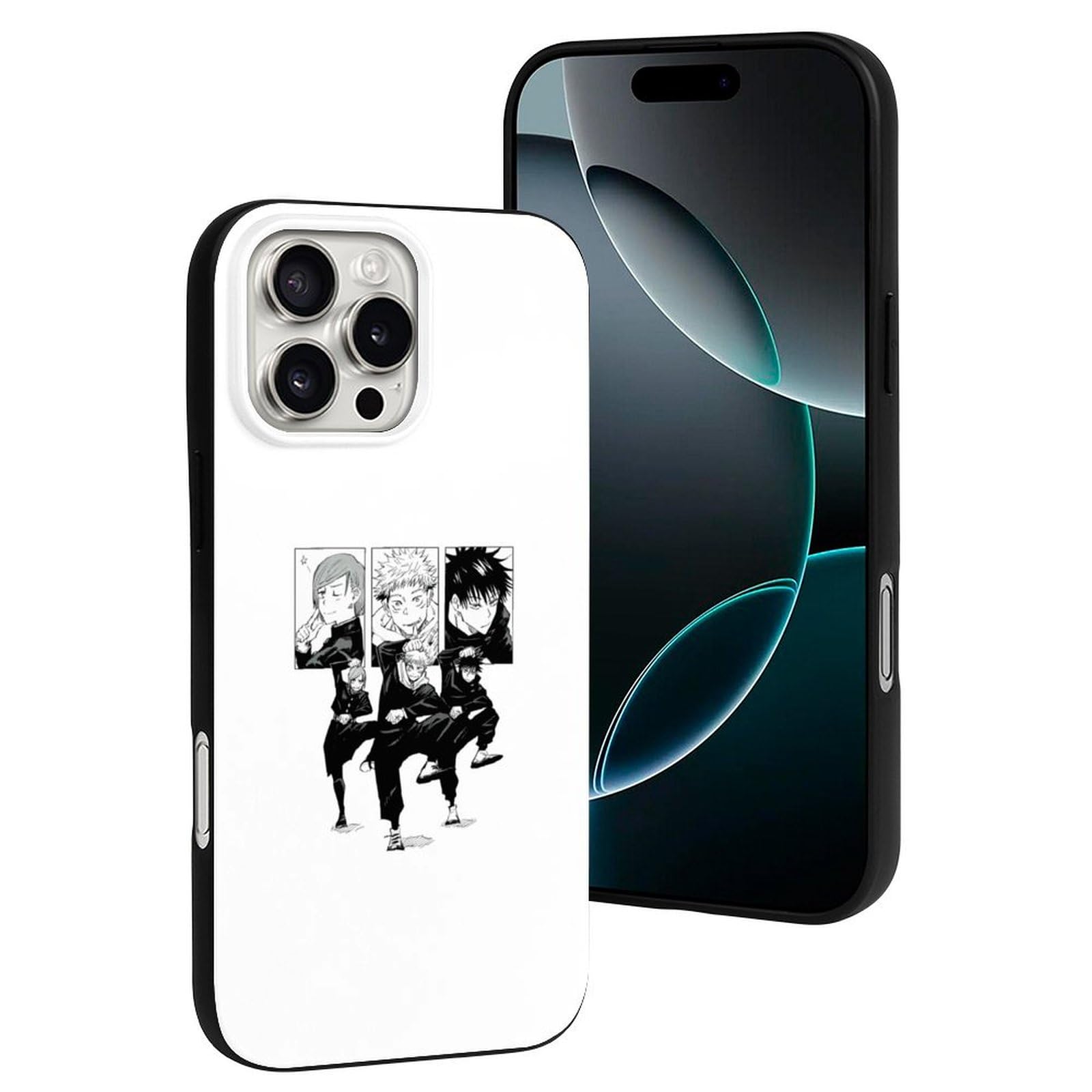 Amazon.co.jp: iPhone16 Pro Maxケース 呪術廻戦 虎杖悠仁 伏黒恵 釘崎