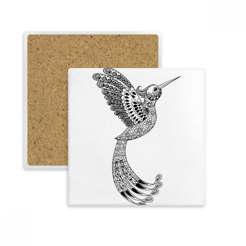 Oiseau et plume support pierre absorbante pour éliminer les traces d'humidité