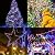 WATERGLIDE 1000 LED Christmas String Lights, 328 FT Green Wire LED Decorative Fairy Lights with Remote & 8 Modes, Waterproof for Outdoor Xmas Holiday Party Garden Wedding Home Decor, Multicolor