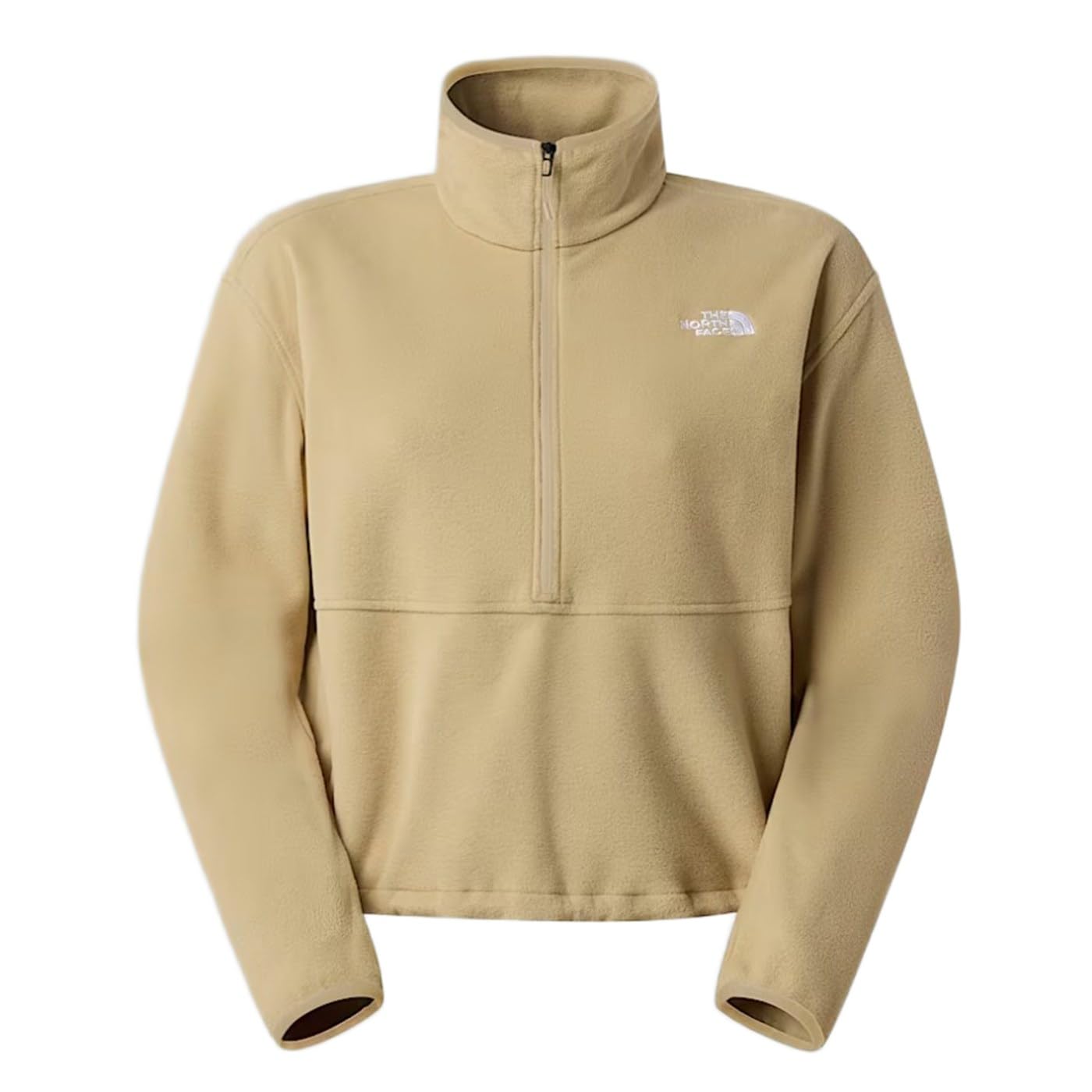 The North Face Women'S Glacier Fleece 1/2 Zip Jacket - Beige