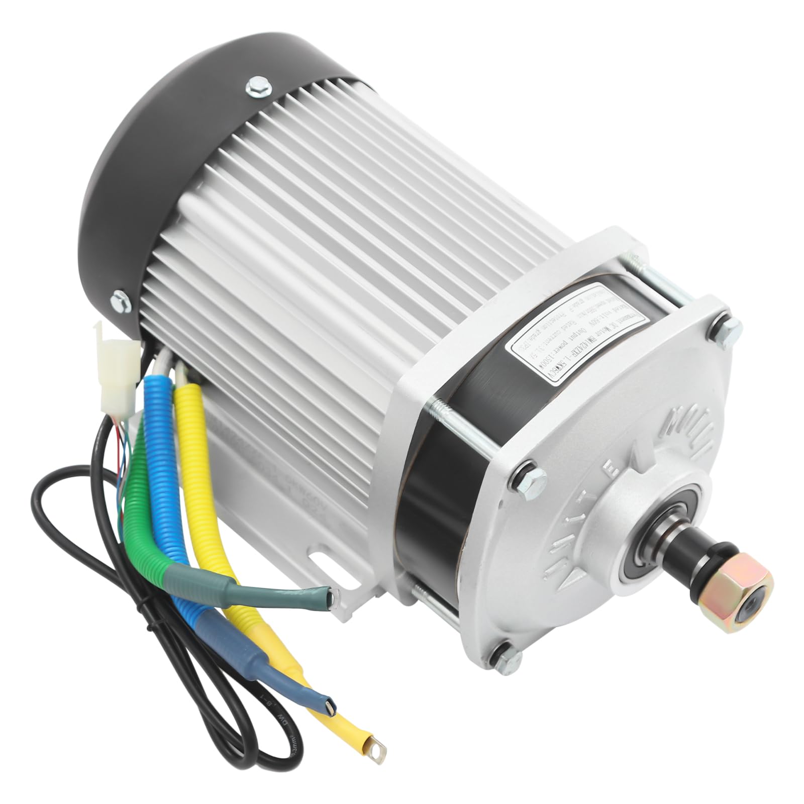 Kompletny zestaw silnika DC, 1500 W, 60 V, elektryczny bezszczotkowy silnik & Control, 27,5 N.m, obciążenie 500-600 kg, 3-biegowy silnik bezszczotkowy do gokartów, wózków wydmowych