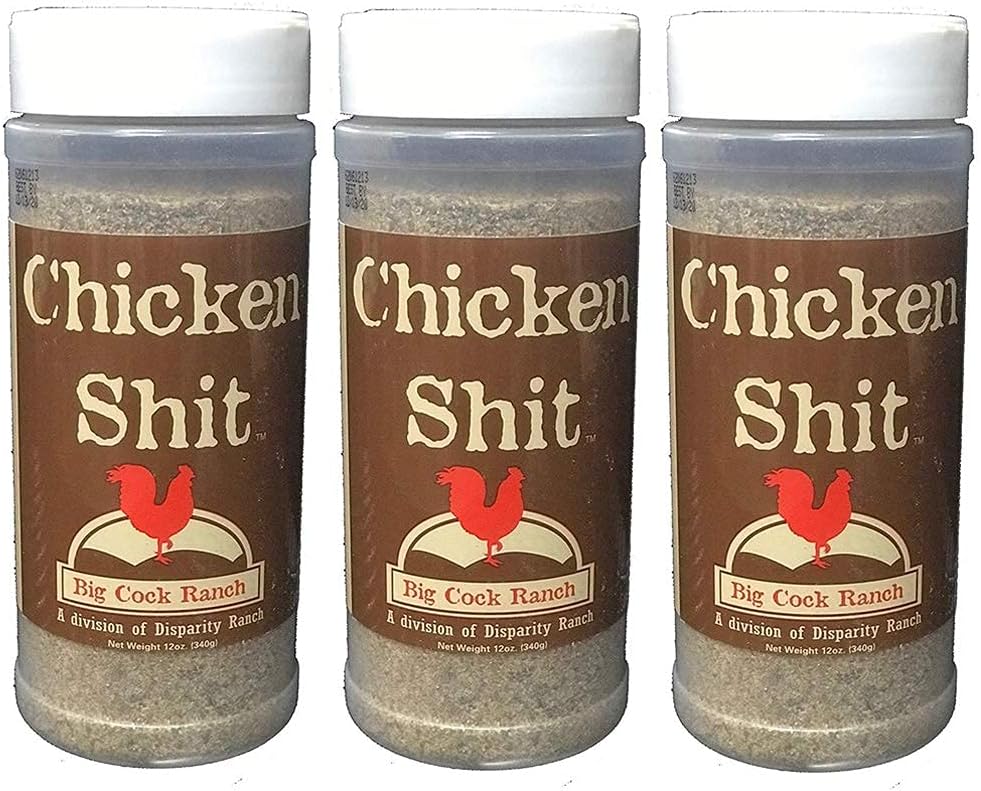 Shit Seasoning for Meat and Food (Pack of 3) (Chicken Shit 12oz)
