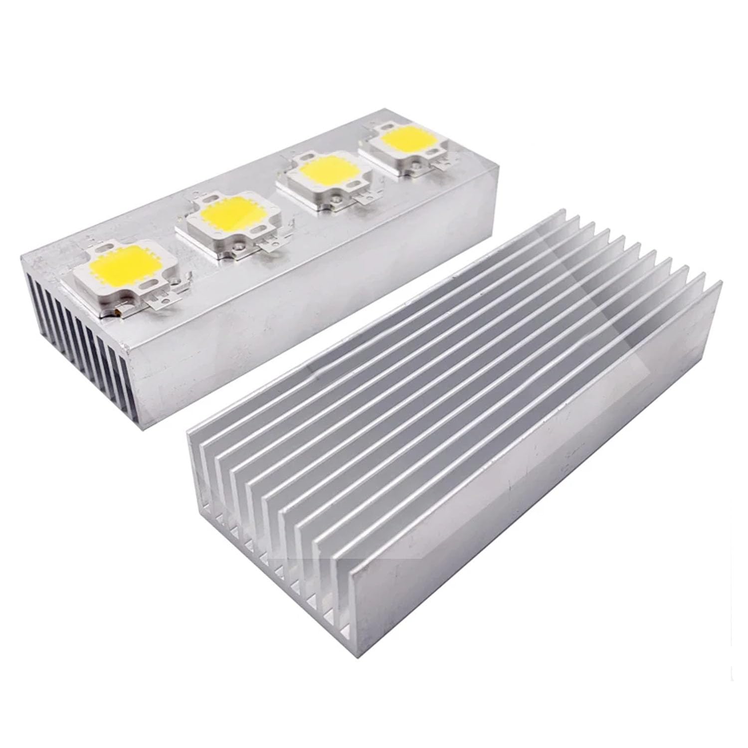 Dissipatore Di Calore In Alluminio Reland Sun 150x60x25mm - Per LED, PCB, Amplificatori E Transistor - 5