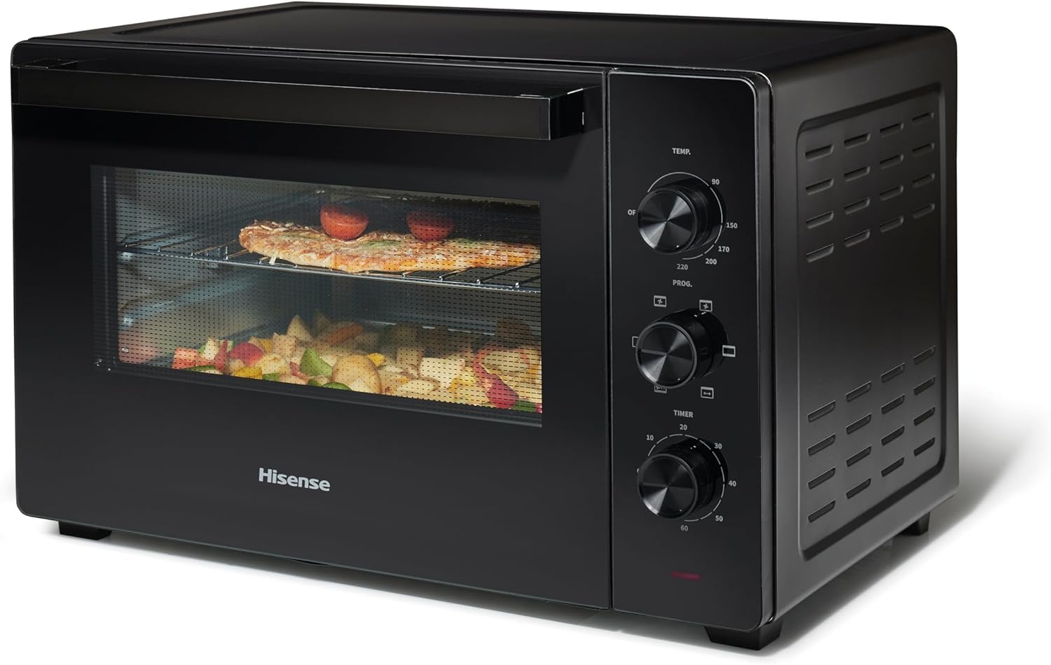 Hisense, HOM30M Four électrique 30 l 3 niveaux de cuisson ventilé rôtissoire 3 commandes