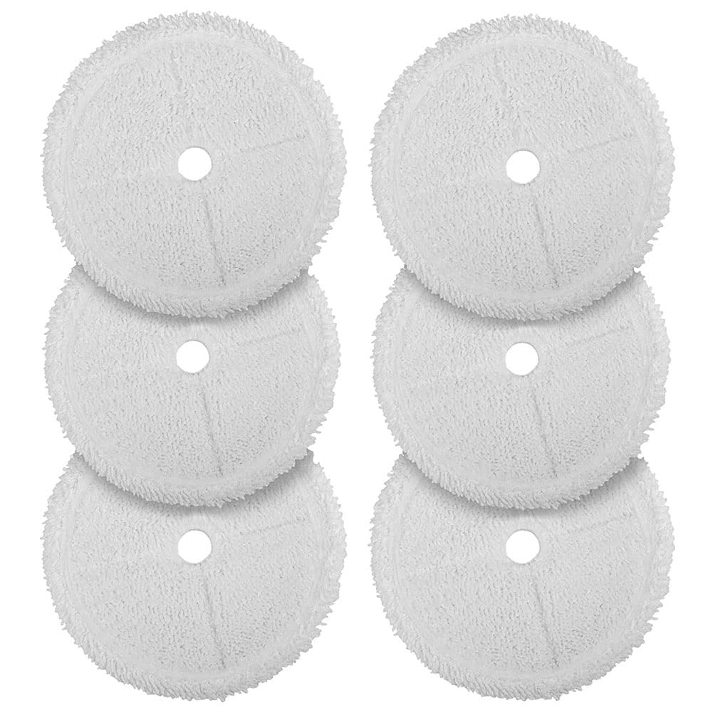 CTRLZS Steam Mops Pads Replacement for 3115 2859 Series Wet and Dry Robot Vacuum Reusable Pad 6 Pack