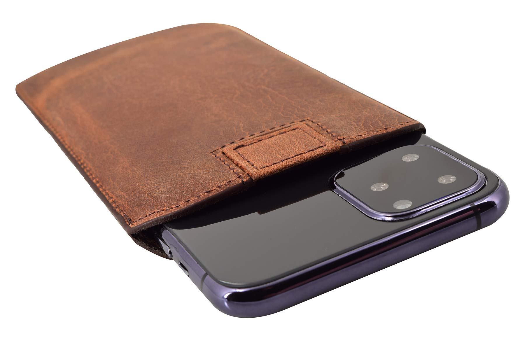 Suncase Original Flip-Style Ledertasche Für IPhone 12 Pro (6.1 Zoll) – Antik Coffee, Magnetisch