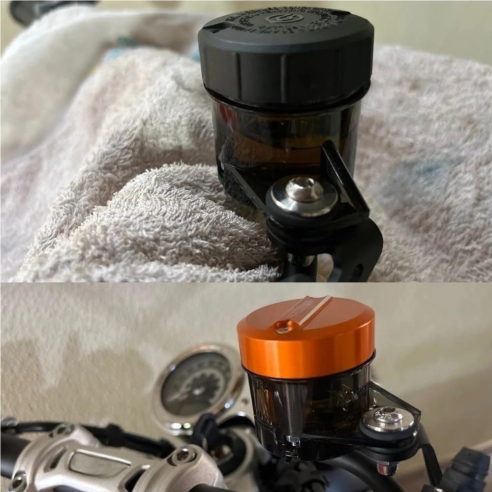 Frein Réservoir Couvercle de bouchon réservoir liquide frein avant moto, pour Scrambler 1200 XC 1200XE pour Speed ​​Twin pour Thruxton 1200R