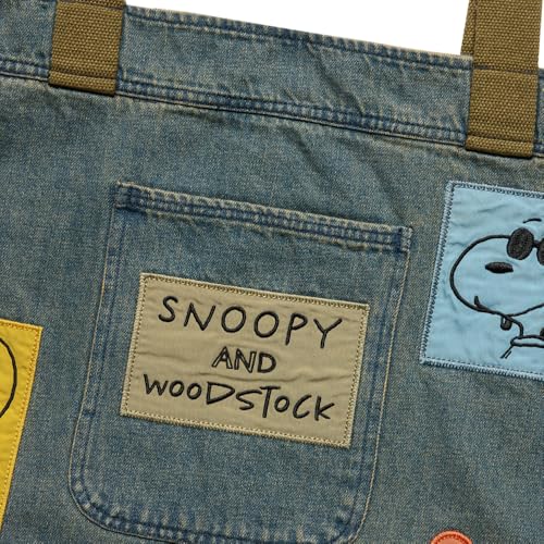 Bolso Tote para Mujer Samii Ryan con diseño Snoopy Denim miniatura 5