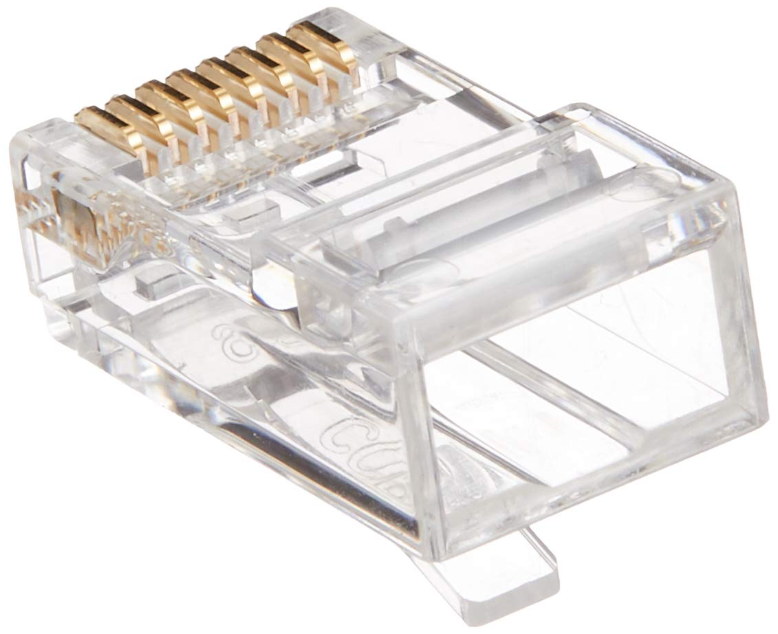 Sanwa Supply ADT-RJ45-10FN RJ-45 Connector (for Stranded and Ultra-Flat Cables), Pack of 10