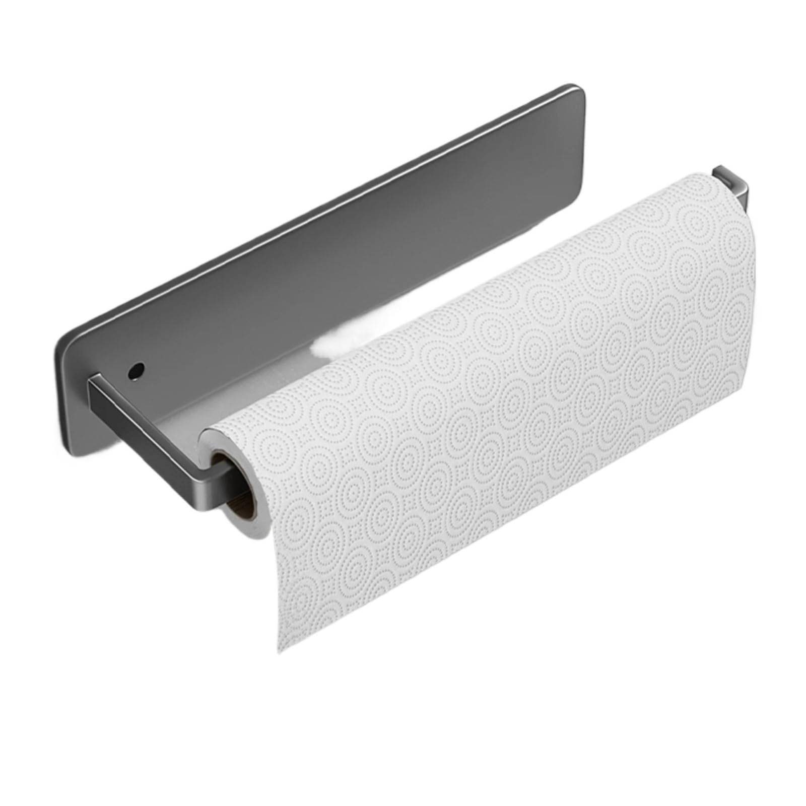 Paper Towel Holder Kitchen Paper Towel Holder Adhesive Tissue Hanger Toilet Roll Dispenser Cabinet Storage Napkin Rack Bathroom Accessories(Color 1)