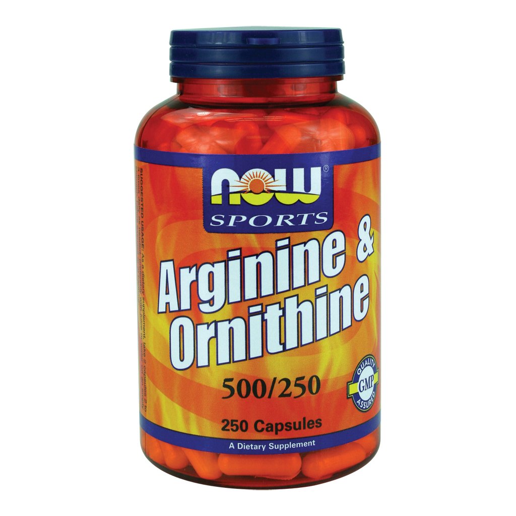 NOW Sports Nutrition Arginine & Ornithine - 250 vcaps
