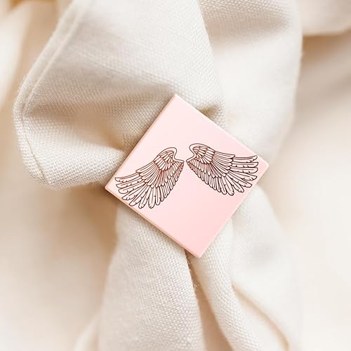 Miniatura 8 de OLYCRAFT Plantillas de arcilla de alas de 4 x 5 pulgadas, pantalla de seda para arcilla polimérica con temática de fantasía, plantillas de