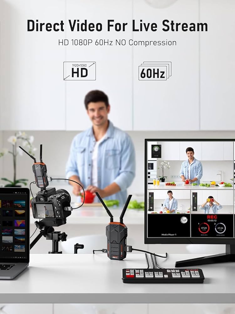 値下げしました！Lemorele WIRELESS VIDEO EXTENDER Lemorele Wireless Video Transmitter and Receiver Wireless