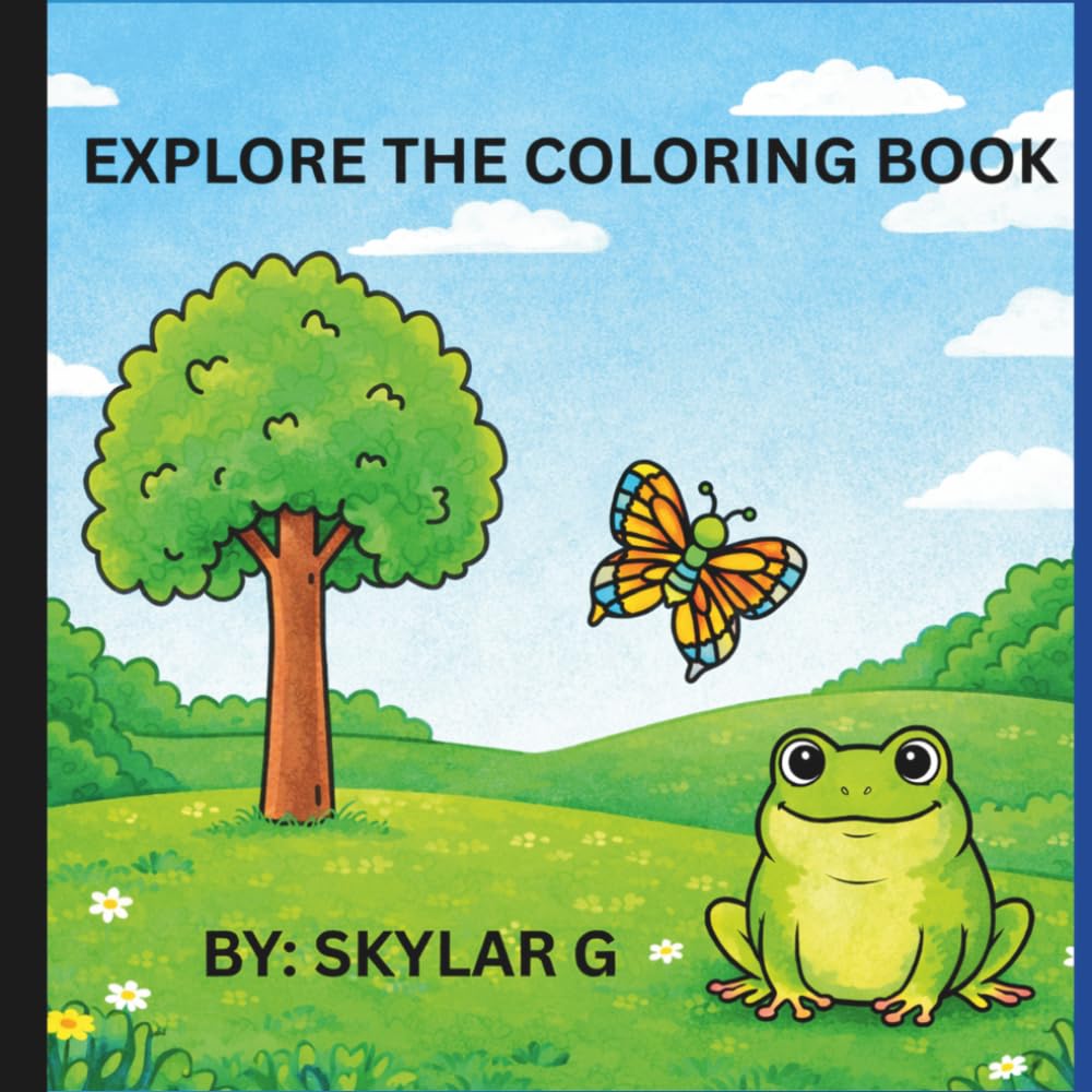 Explore the coloring book: Relax color and bring nature to life