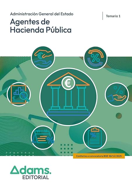 Portada de Agentes de Hacienda Pública. Temario 1