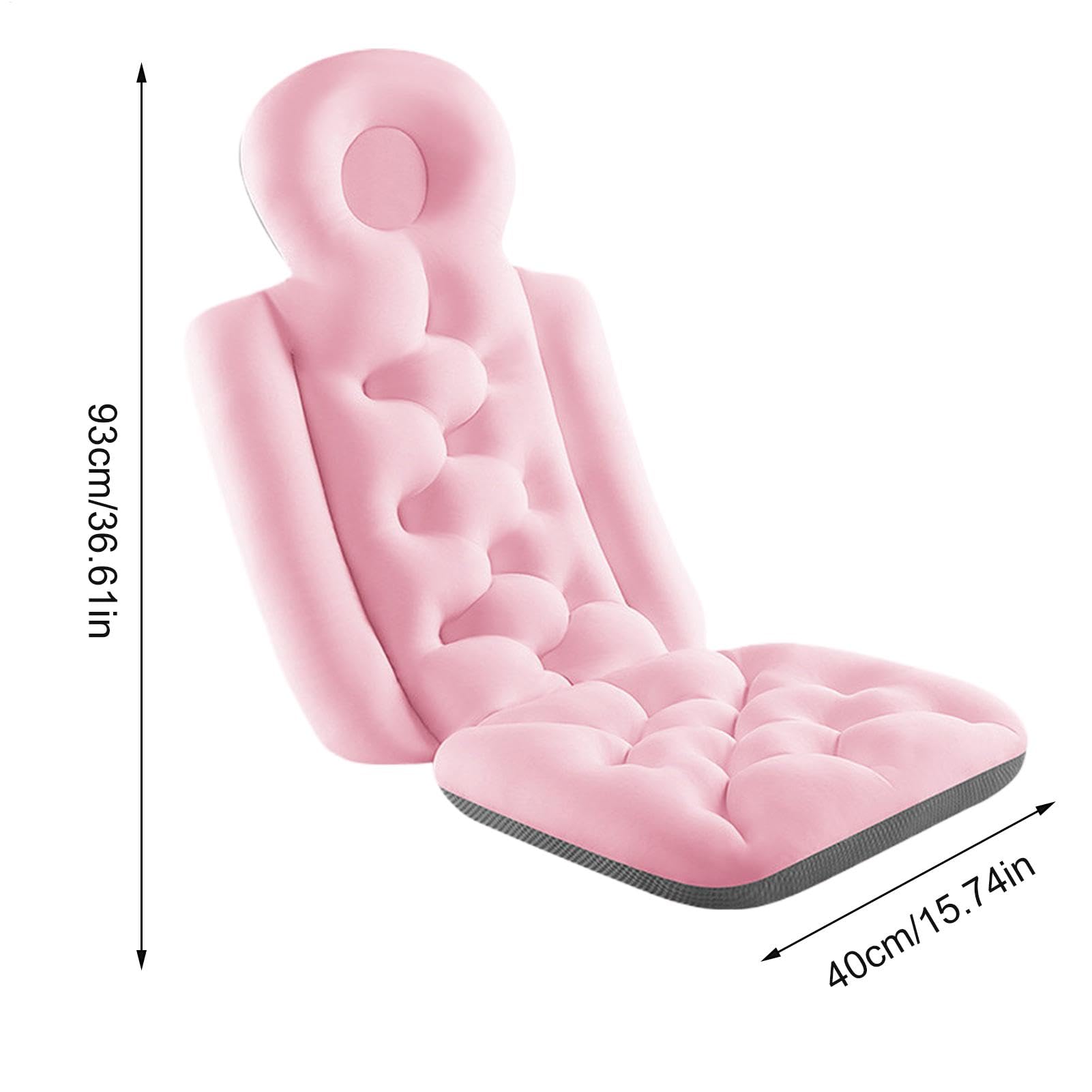 Almohada de baño de cuerpo completo | Cojín de bañera cómodo Almohada de