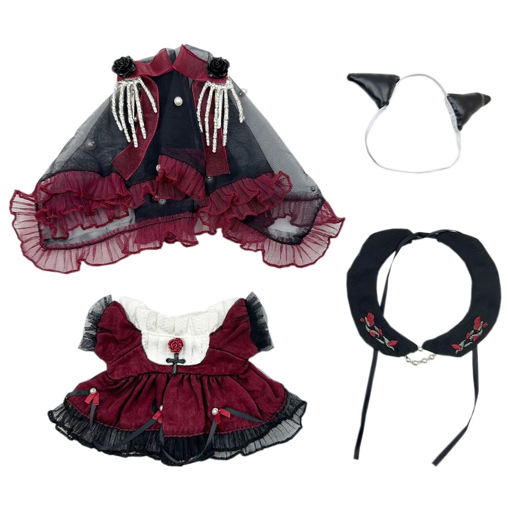 niannyyhouse Vestiti per bambole di peluche, 10-15 cm, 20 cm, 40 cm