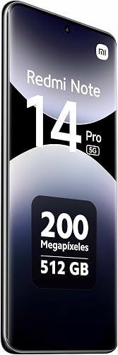 XIAOMI Smartphone Redmi Note 14 Pro 5G,12+512GB,Noir,Caméra IA prograde 200MP,IP68,Charge Turbo 45W avec Batterie 5110mAh,fonctionnalités IA (Chargeur Non Inclus,Version Française+2Ans de Garantie) - 4