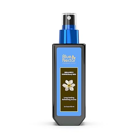 Blue Nectar Wild Nargis Body Mist for Women and Men | Refreshing Body Mist for Summer | Long Lasting 100% Natural Body Spray for Hydrating Skin (100ml)