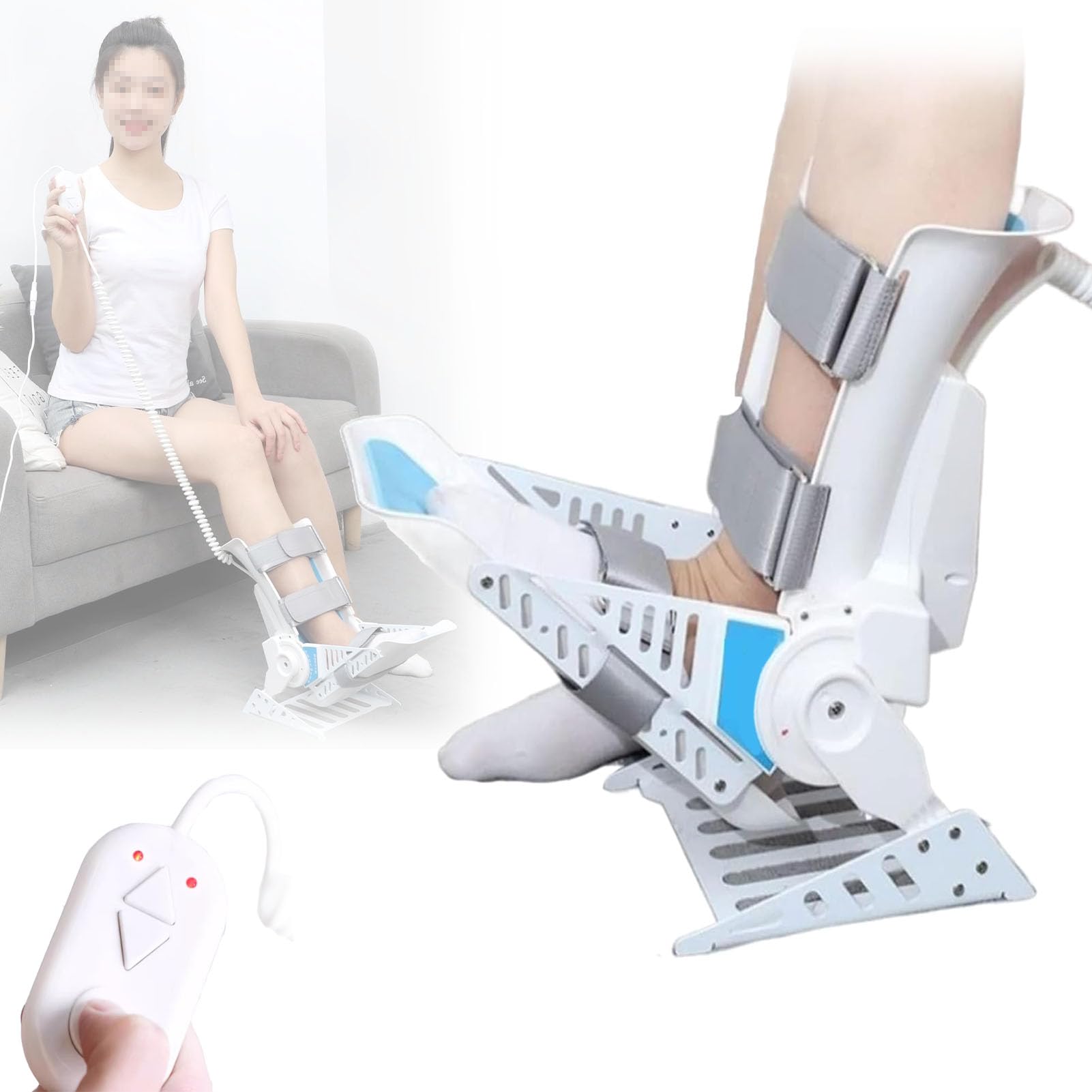 Équipement de rééducation du pied électrique à flexion extension réglable de -30° à 40°