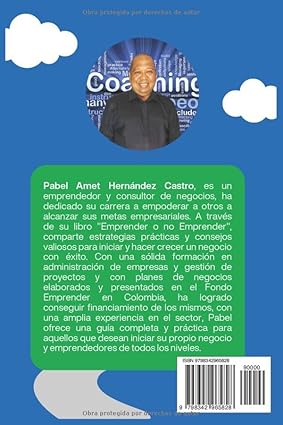 Contra caratula Emprender o no emprender Tapa blanda – 12 Octubre 2024
Edición en Español de Pabel Amet Hernandez Castro (Author)
¿Sueñas con construir tu propio negocio?
Emprender o no Emprender es tu guía completa para convertir tus ideas en realidad. Desde la chispa inicial hasta el crecimiento exponencial, este libro te acompaña en cada paso.