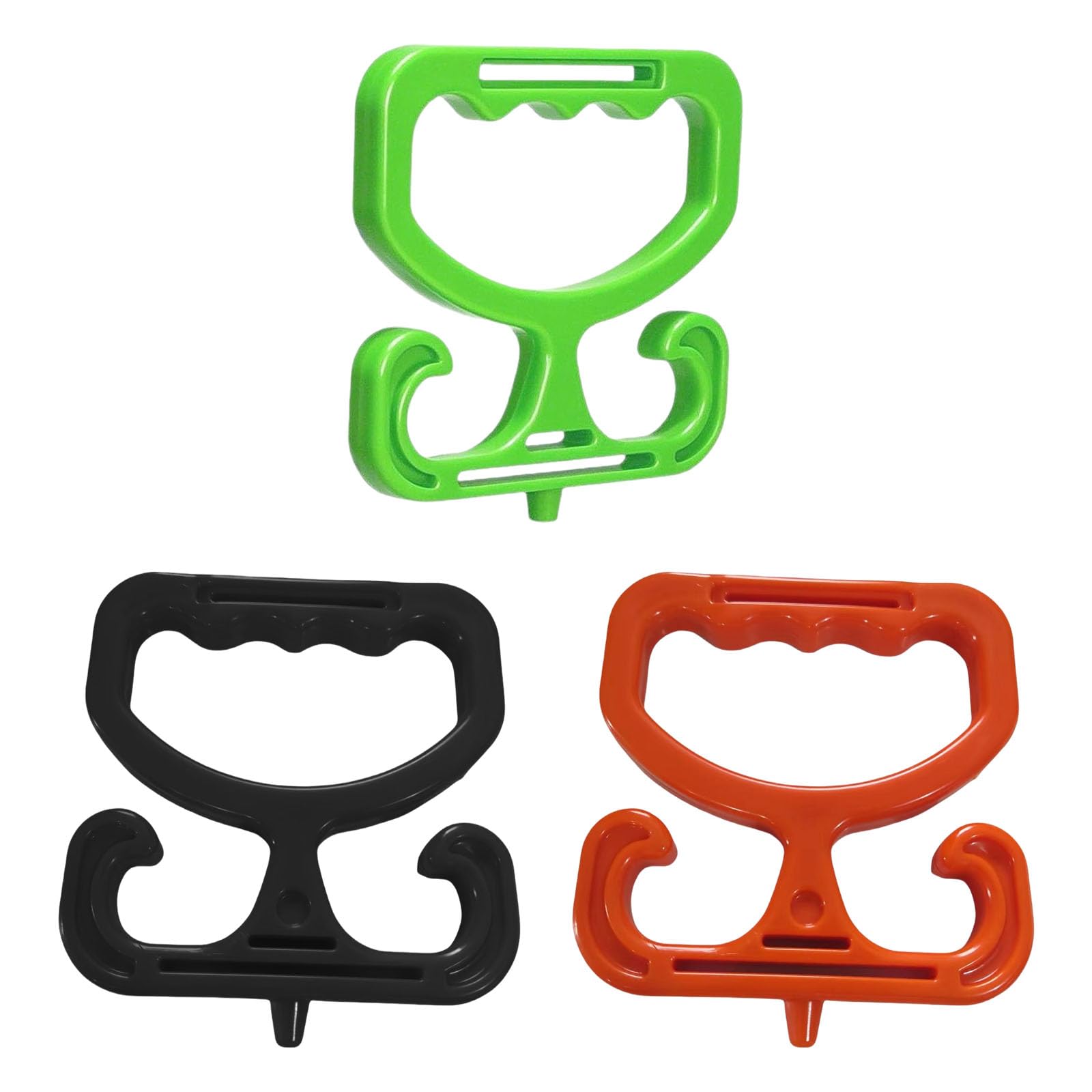 HDOYTXXM Of 3 Portable Grocery Bag Carriers Heavy Duty Shopping Holder with Comfortable Grip for Groceries and More Multi Purpose Carrier